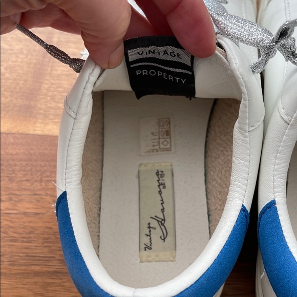 Vintage Havana White Sneakers with Silver Star and Blue Heel size 10 - Picture 8 of 12